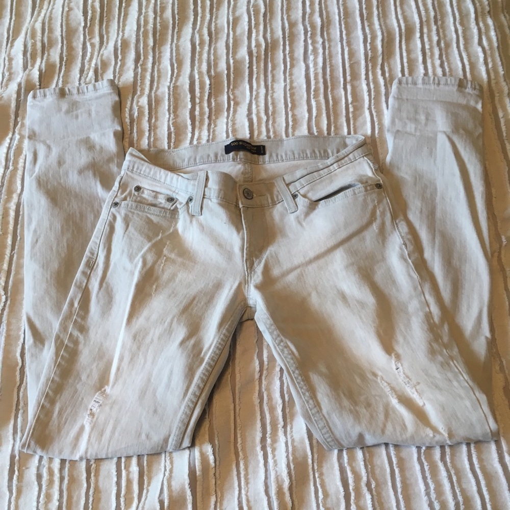 Levis  too super low 524 skinny jeans
